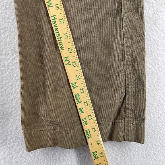 PRAIRIE UNDERGROUND Pants S Corduroy Wide Leg Trouser Stretch Cotton Brown USA - Picture 12 of 13